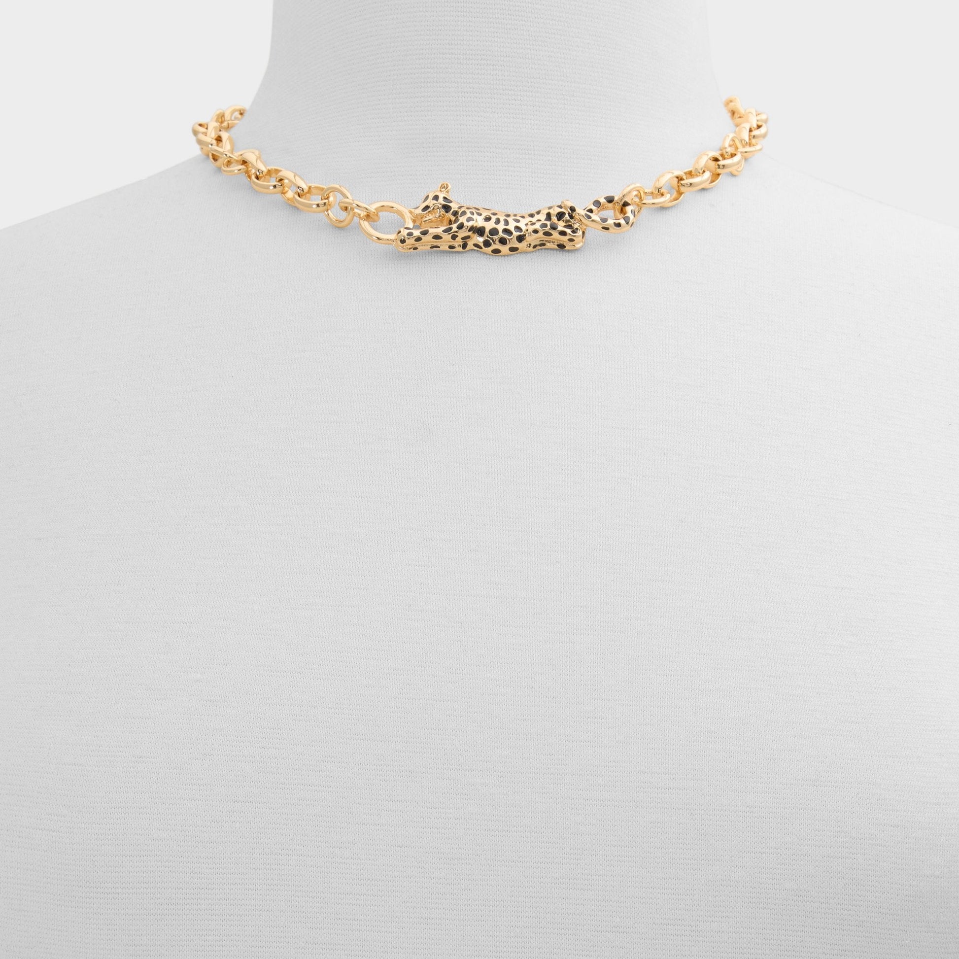 Panthere in Black Gold Multi - Pendant necklace - Black/gold multi