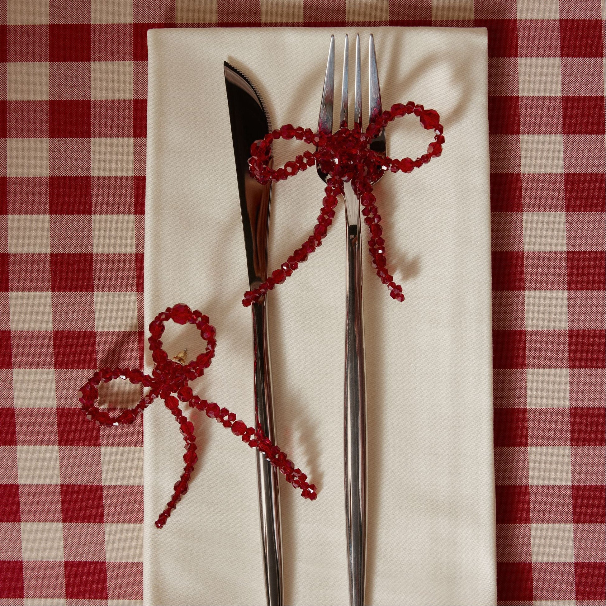 Tinsla in Bordo - Statement earrings - Bordo