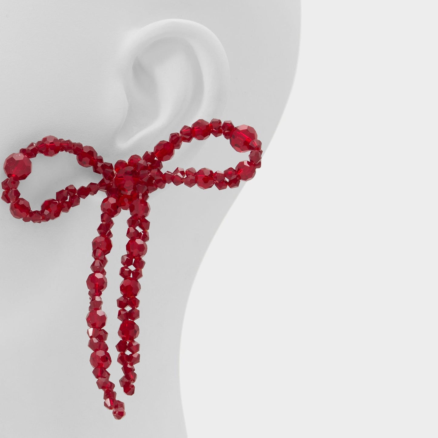 Tinsla in Bordo - Statement earrings - Bordo
