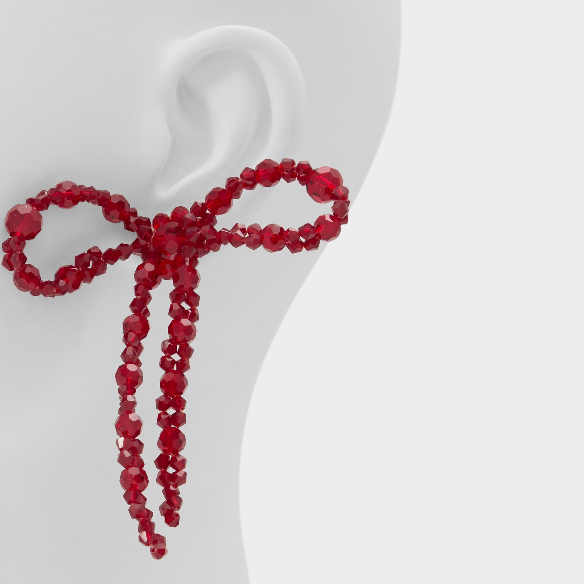 Tinsla in Bordo - Statement earrings - Bordo