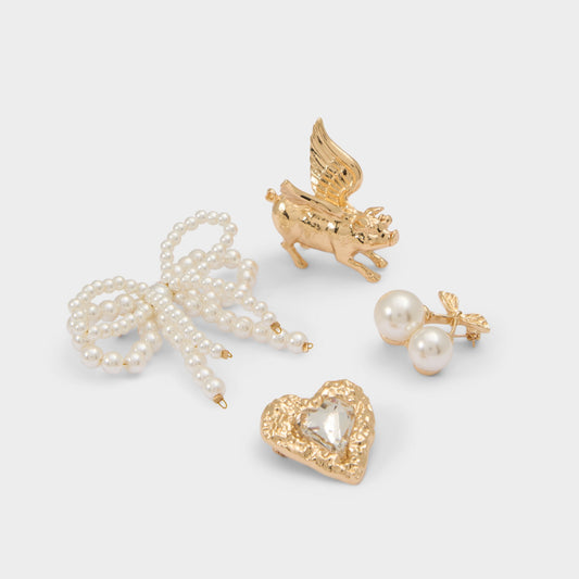 Cocquettepins in Ice - Decorative brooch - Ice