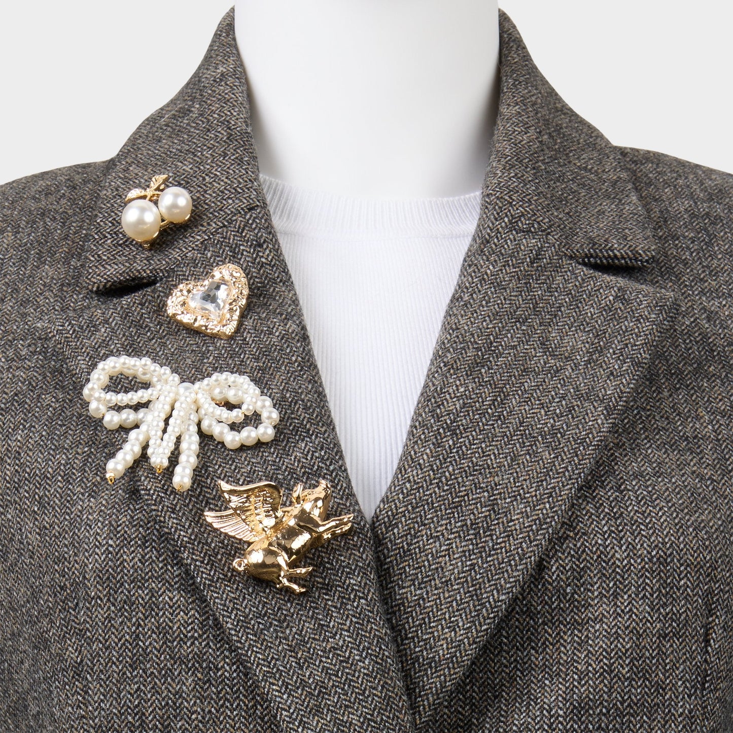 Cocquettepins in Ice - Decorative brooch - Ice