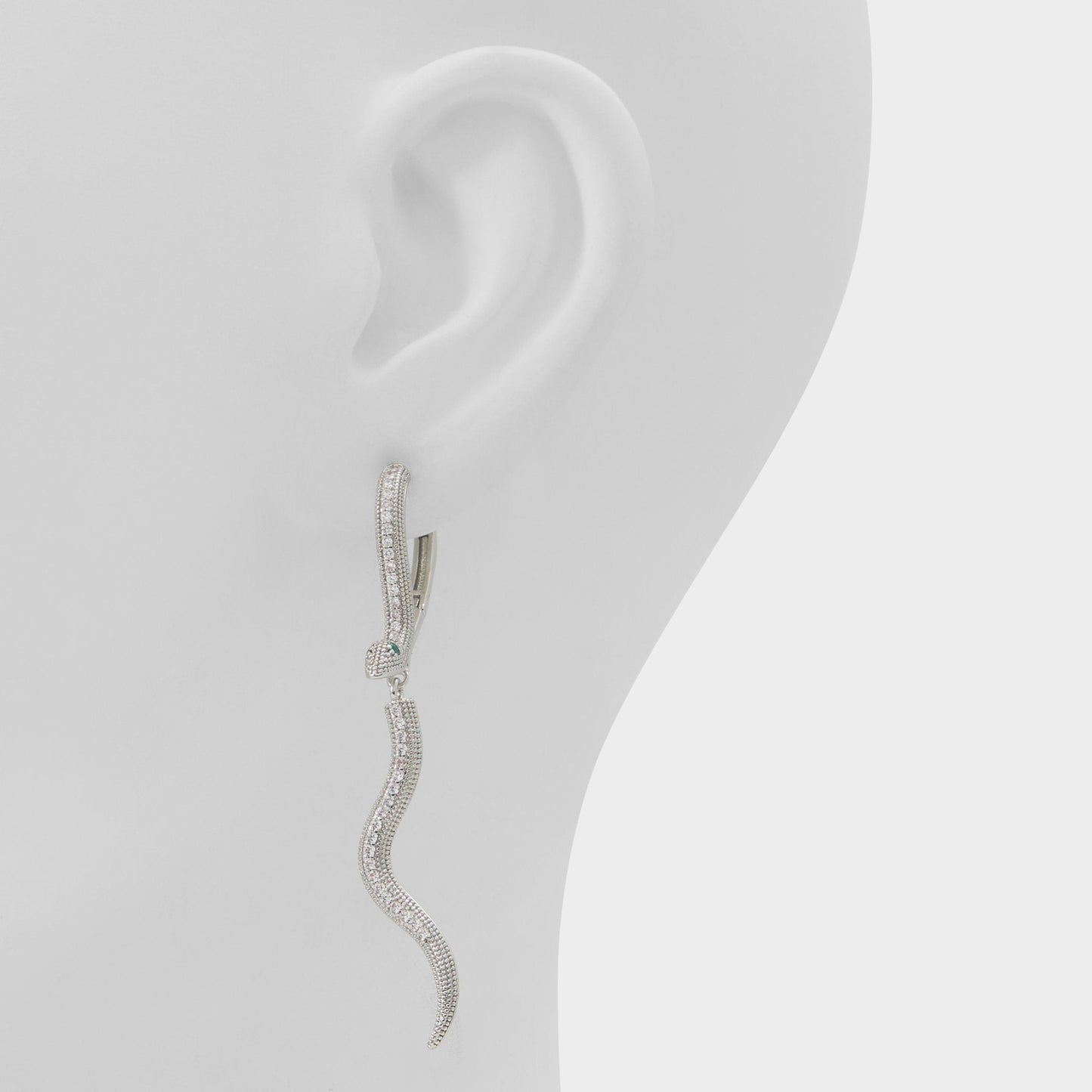 Slytheria in Silver Clear Multi - Earrings - Silver/clear multi