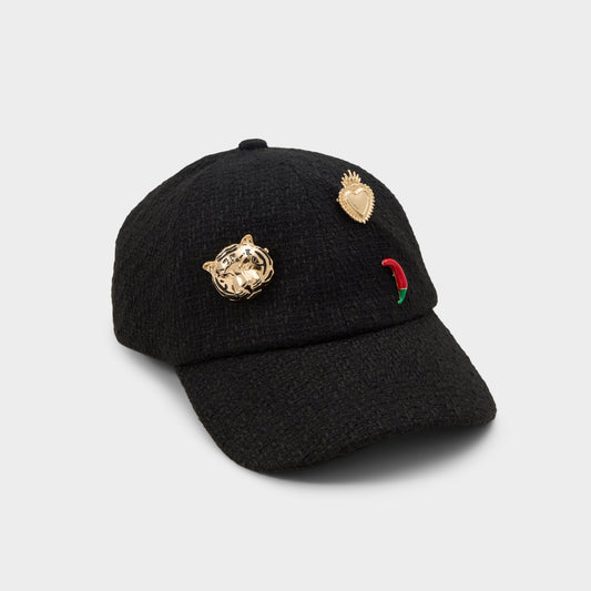 Dapper in Black Gold Multi - Cap - Black/gold multi