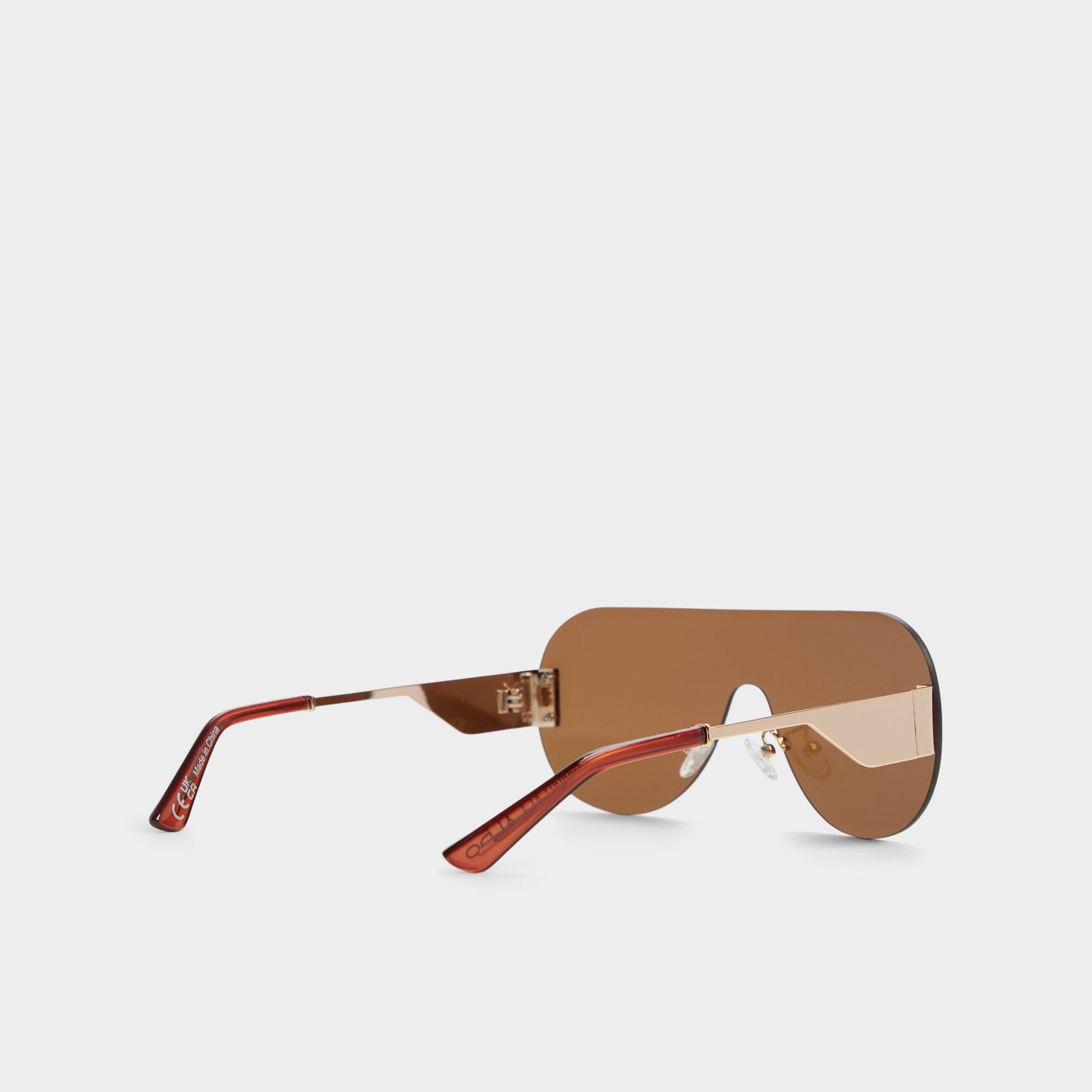 Agrocan Brown Women's Shield - Shield sunglasses - Brown