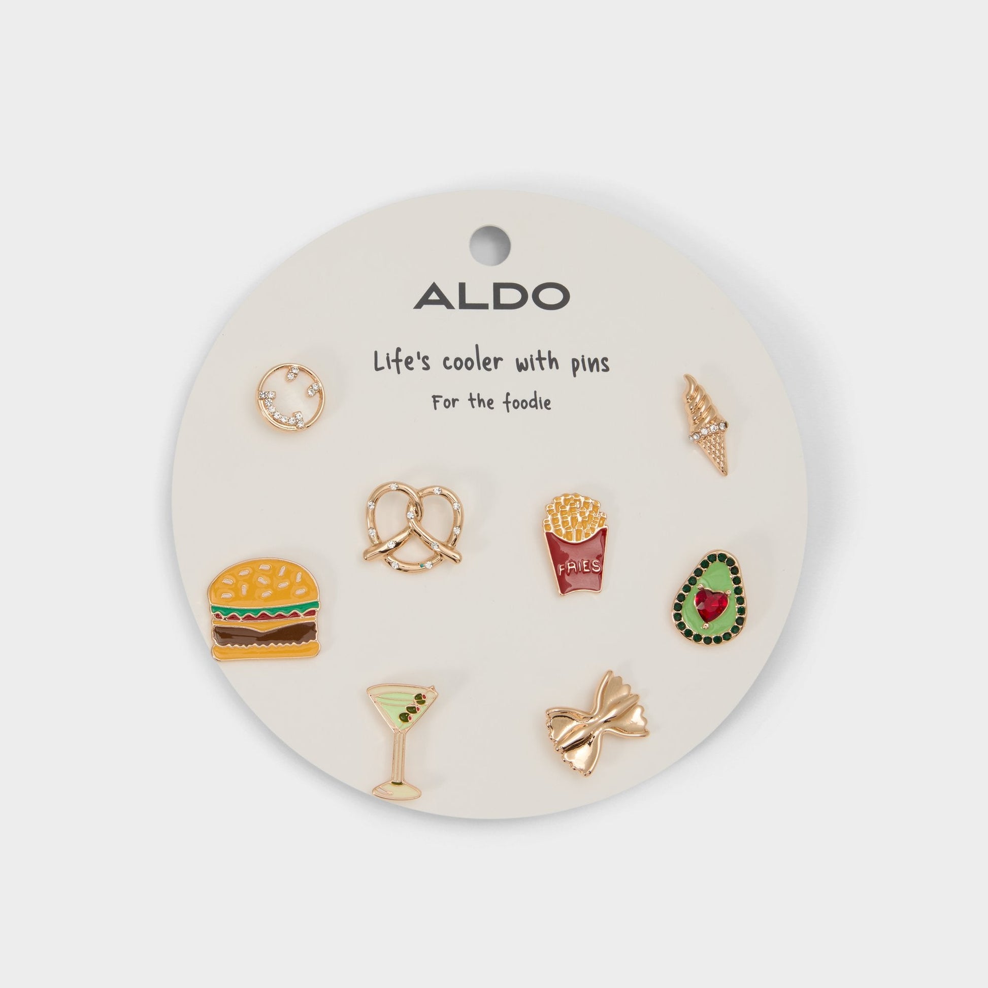 Foodie Bright Multi Women's Accessories - Decorative pins - Bright multi