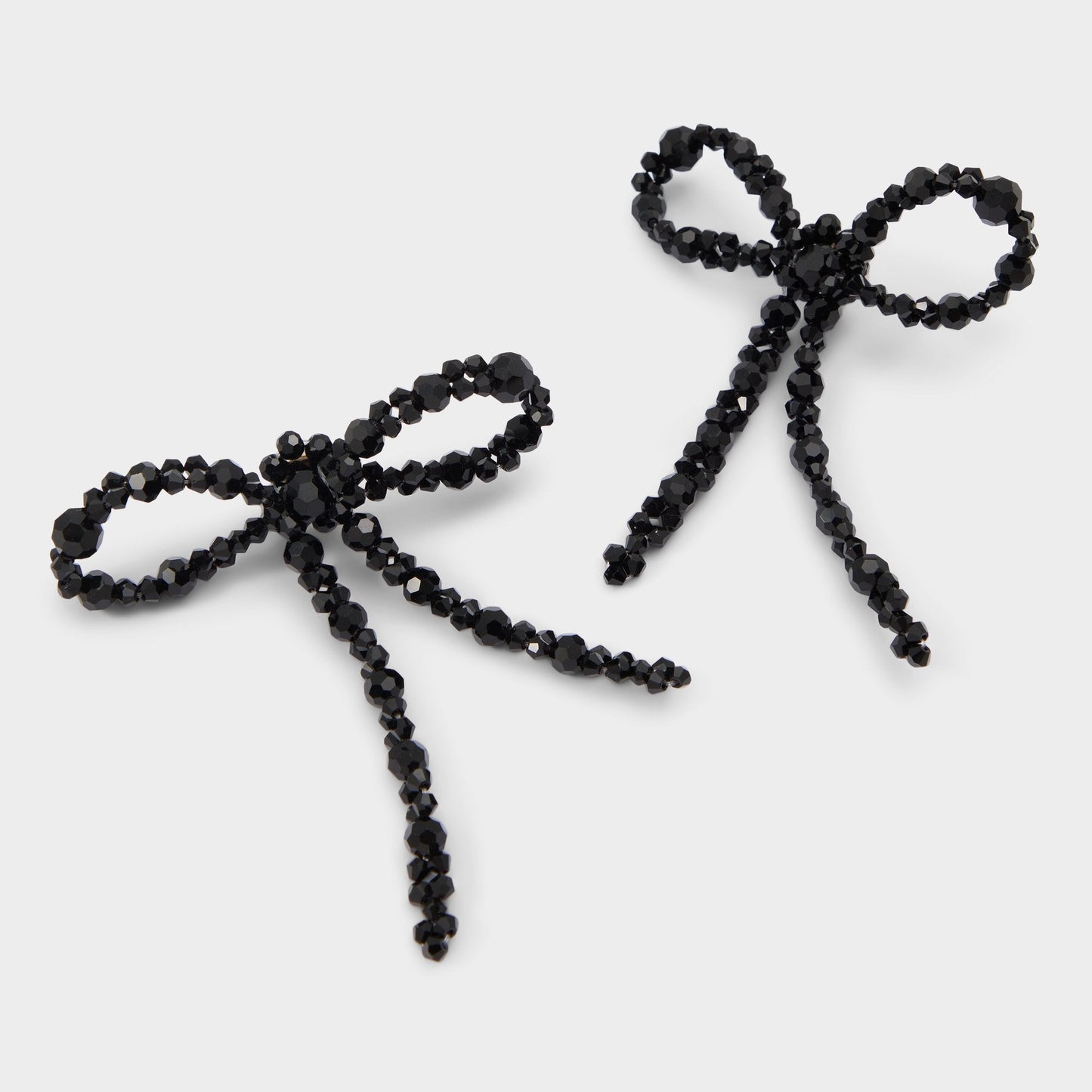 Tinsla in Black - Statement earrings - Black