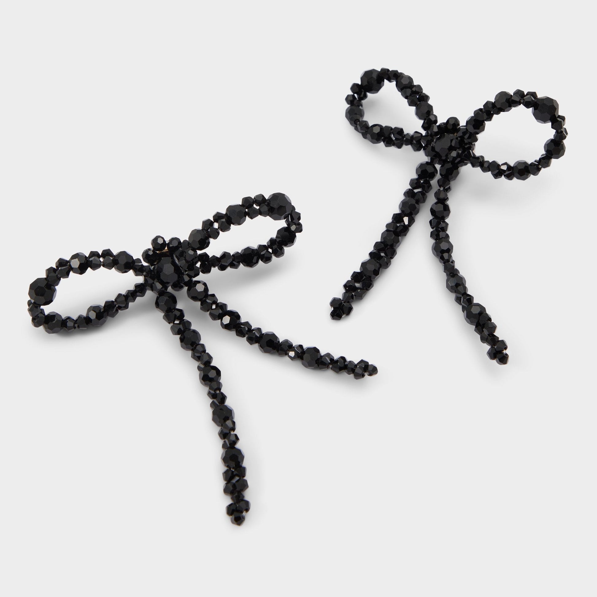 Tinsla in Black - Statement earrings - Black