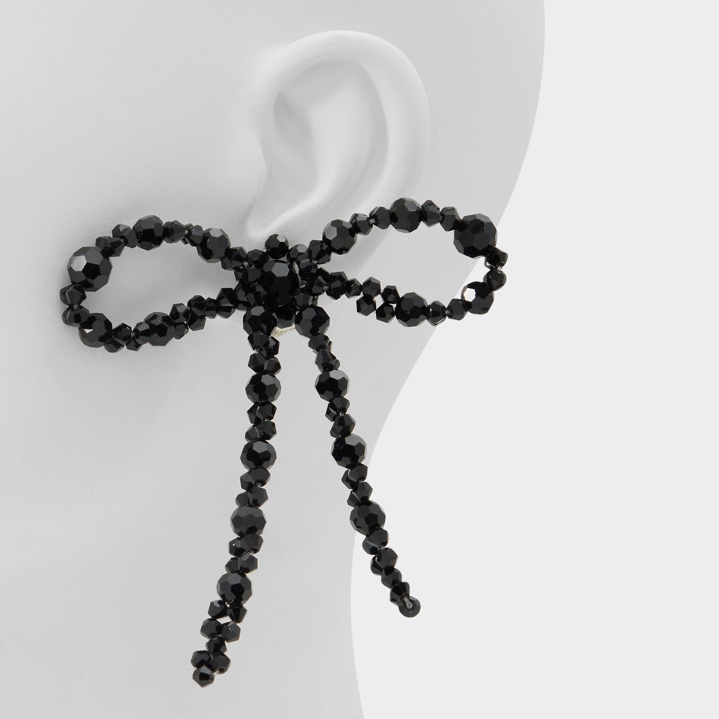 Tinsla in Black - Statement earrings - Black