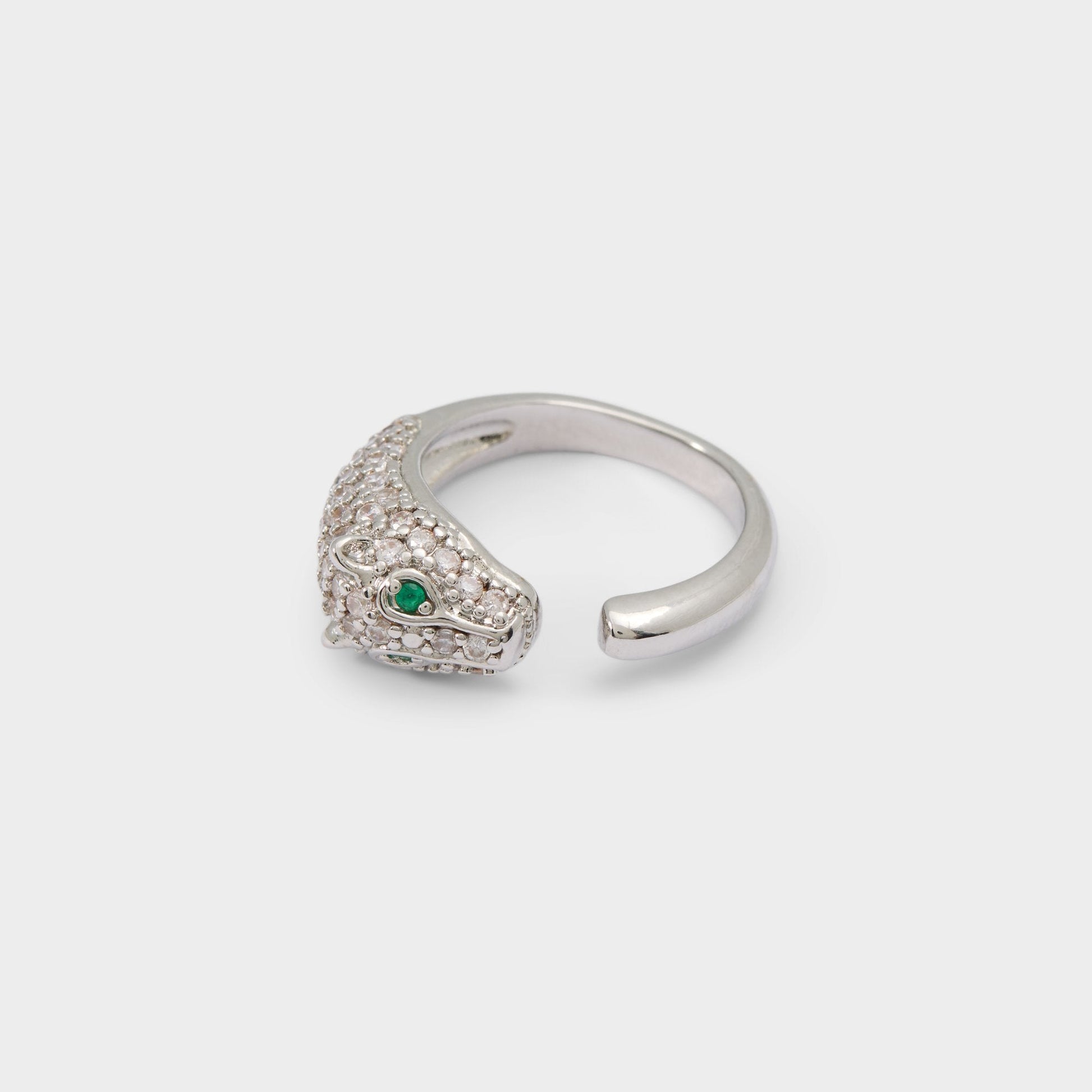 Roarica in Silver Clear Multi - Ring - Silver/clear multi