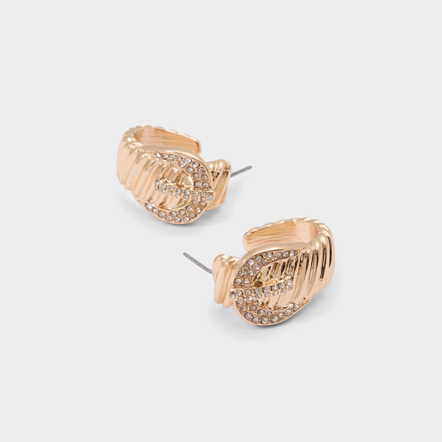 Cintura in Gold Clear Multi - Hoop earrings - Gold/clear multi