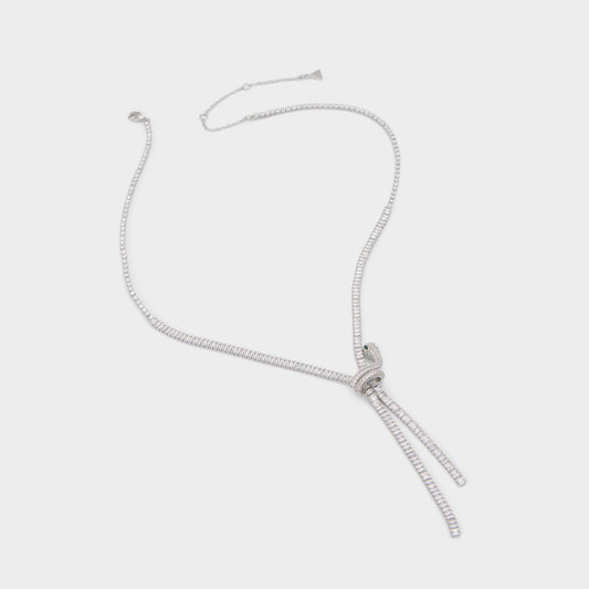 Venomarra in Silver Clear Multi - Statement necklace - Silver/clear multi