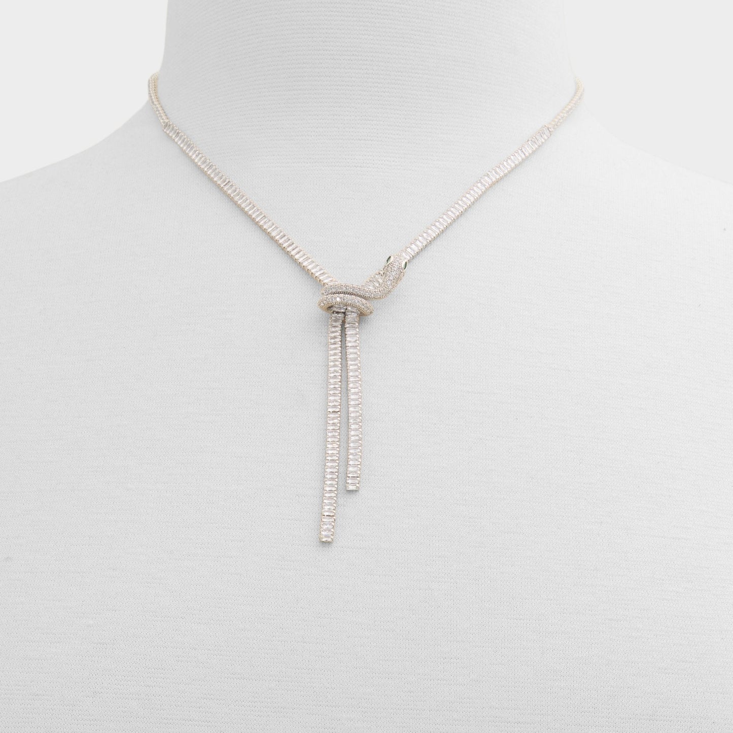 Venomarra in Silver Clear Multi - Statement necklace - Silver/clear multi