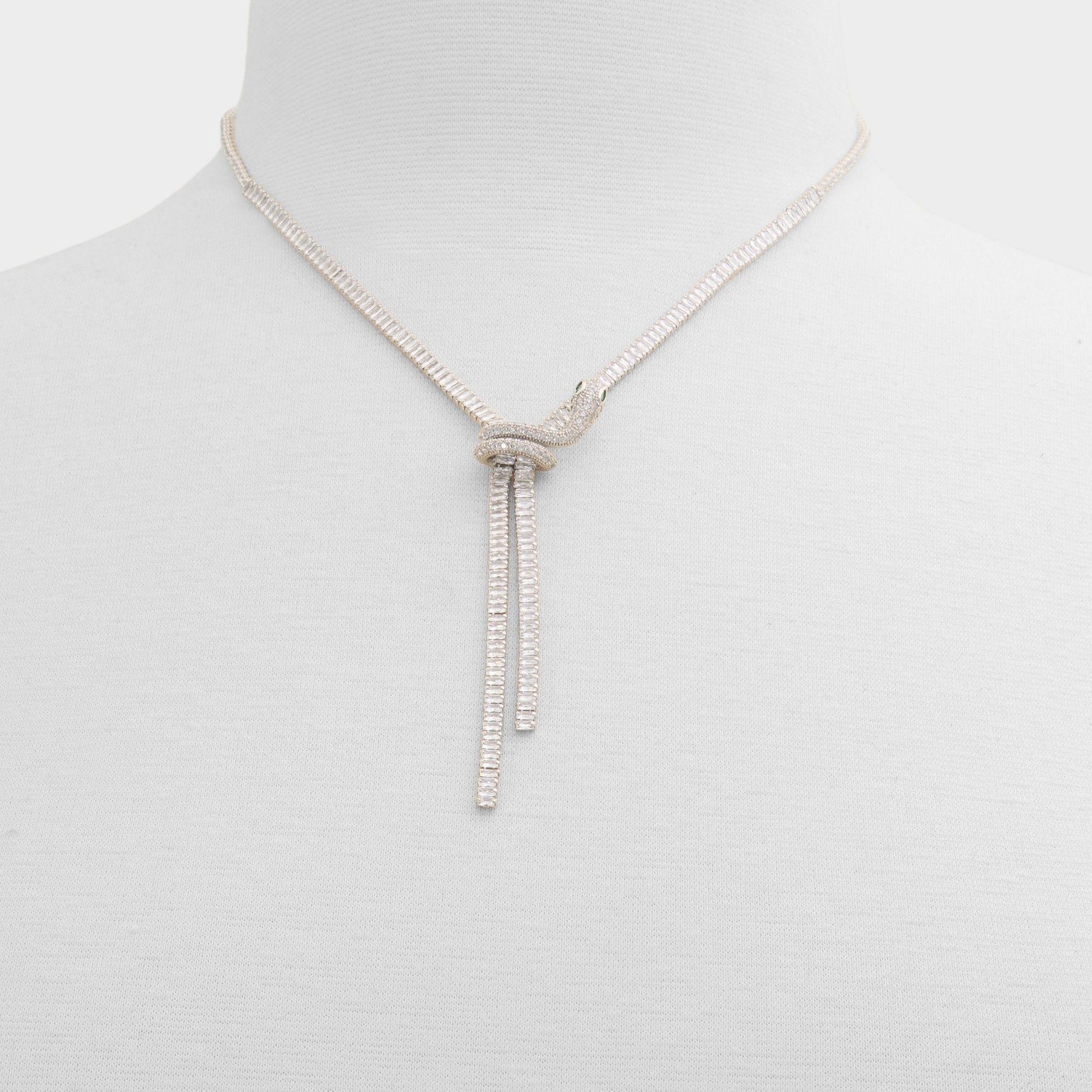 Venomarra in Silver Clear Multi - Statement necklace - Silver/clear multi