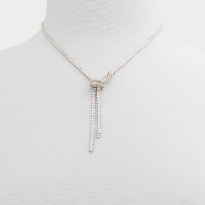 Venomarra in Silver Clear Multi - Statement necklace - Silver/clear multi