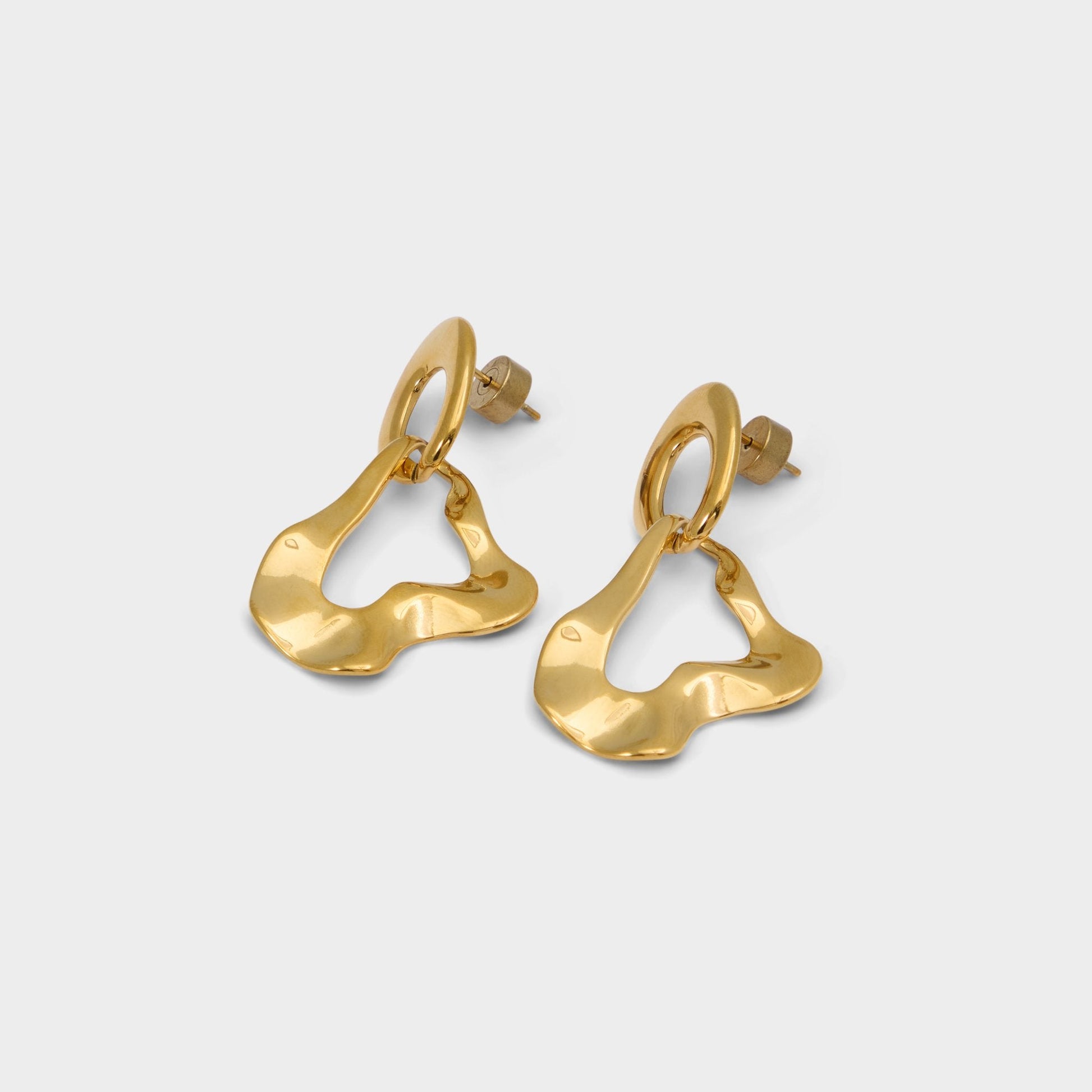Glowup Gold Women's Earrings - Chandelier earrings - Gold