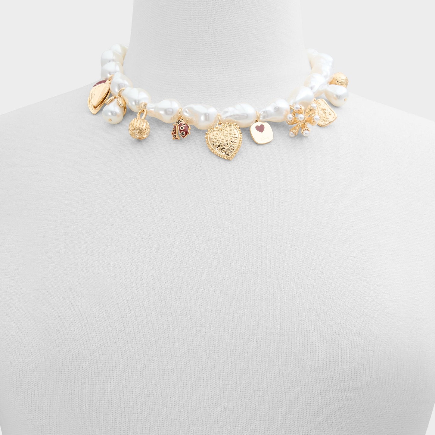 Charmsinlove Red Women's Necklaces - Charm necklace - Red
