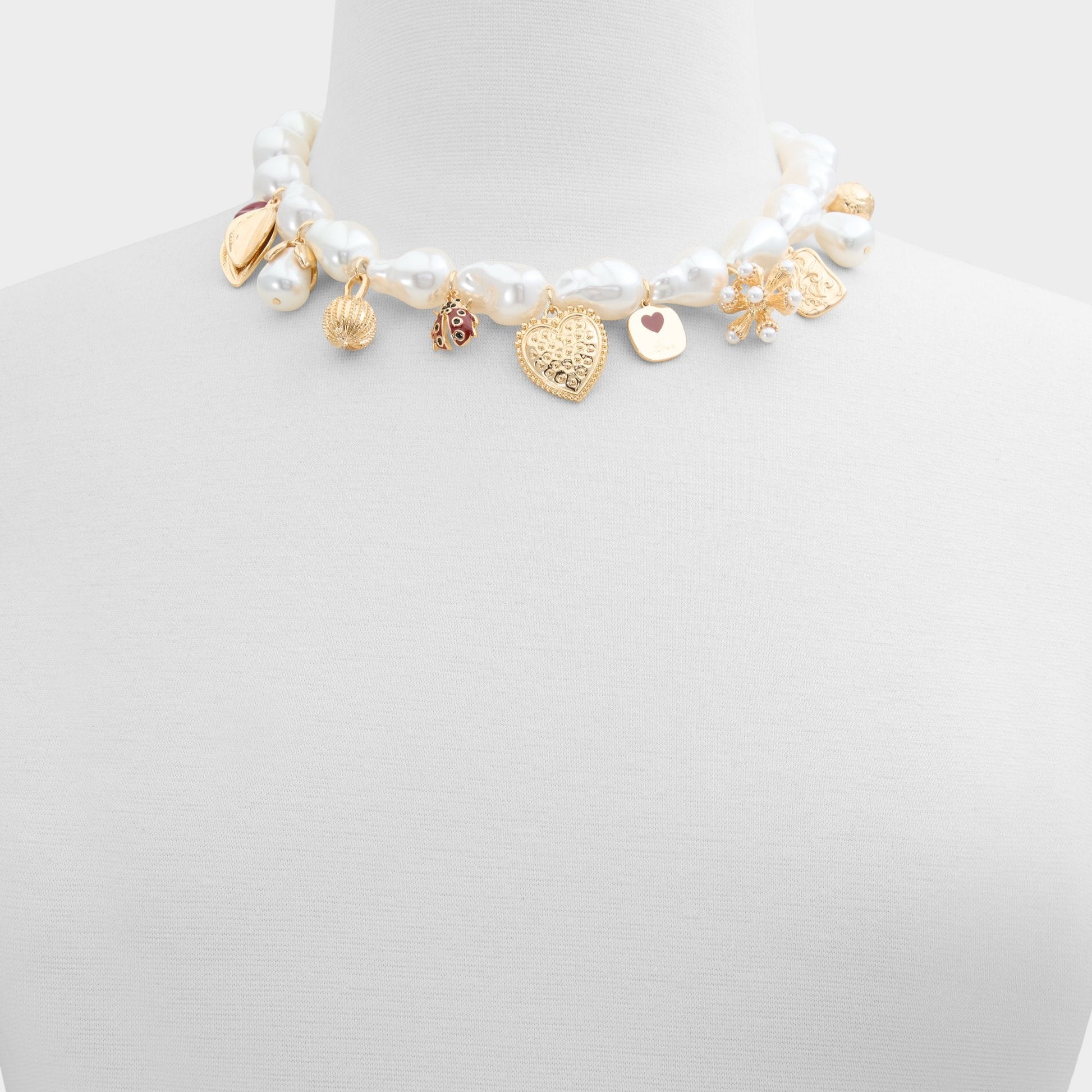 Charmsinlove Red Women's Necklaces - Charm necklace - Red
