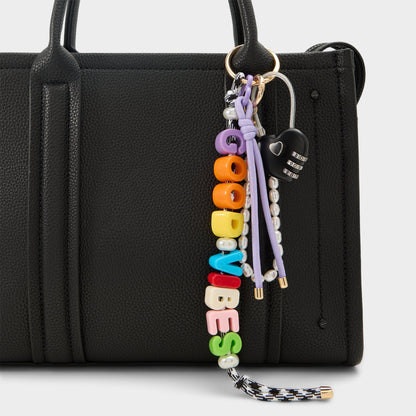 Thegoodvibes in Bright Multi - Bag charm - Bright multi