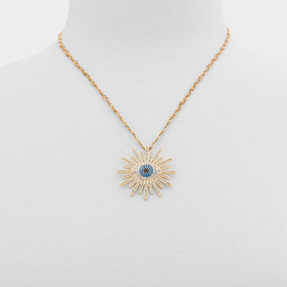 Intentionss in Dark Blue - Pendant necklace - Dark Blue