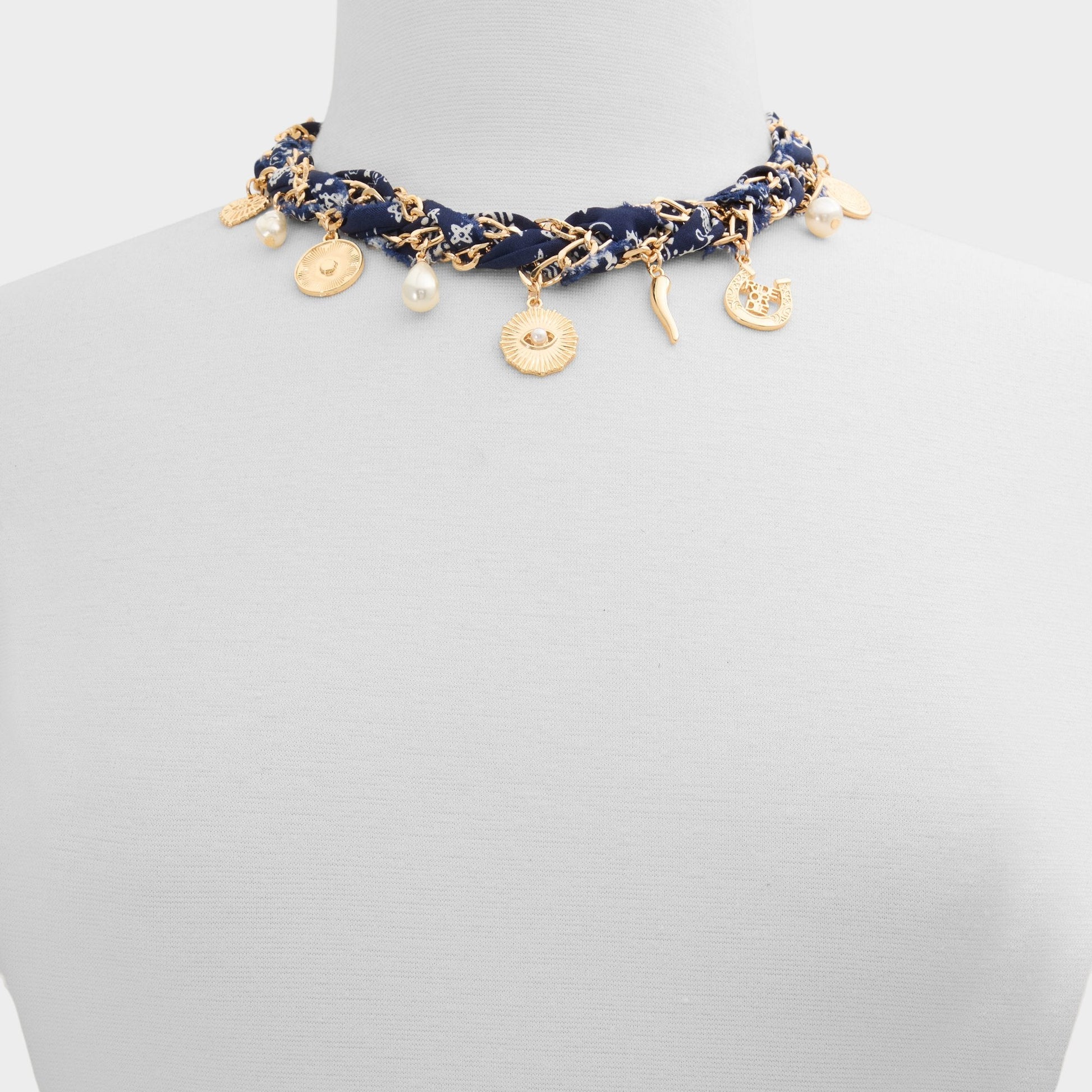 Goodluckcharms Navy Women's Necklaces - Charm necklace - Navy