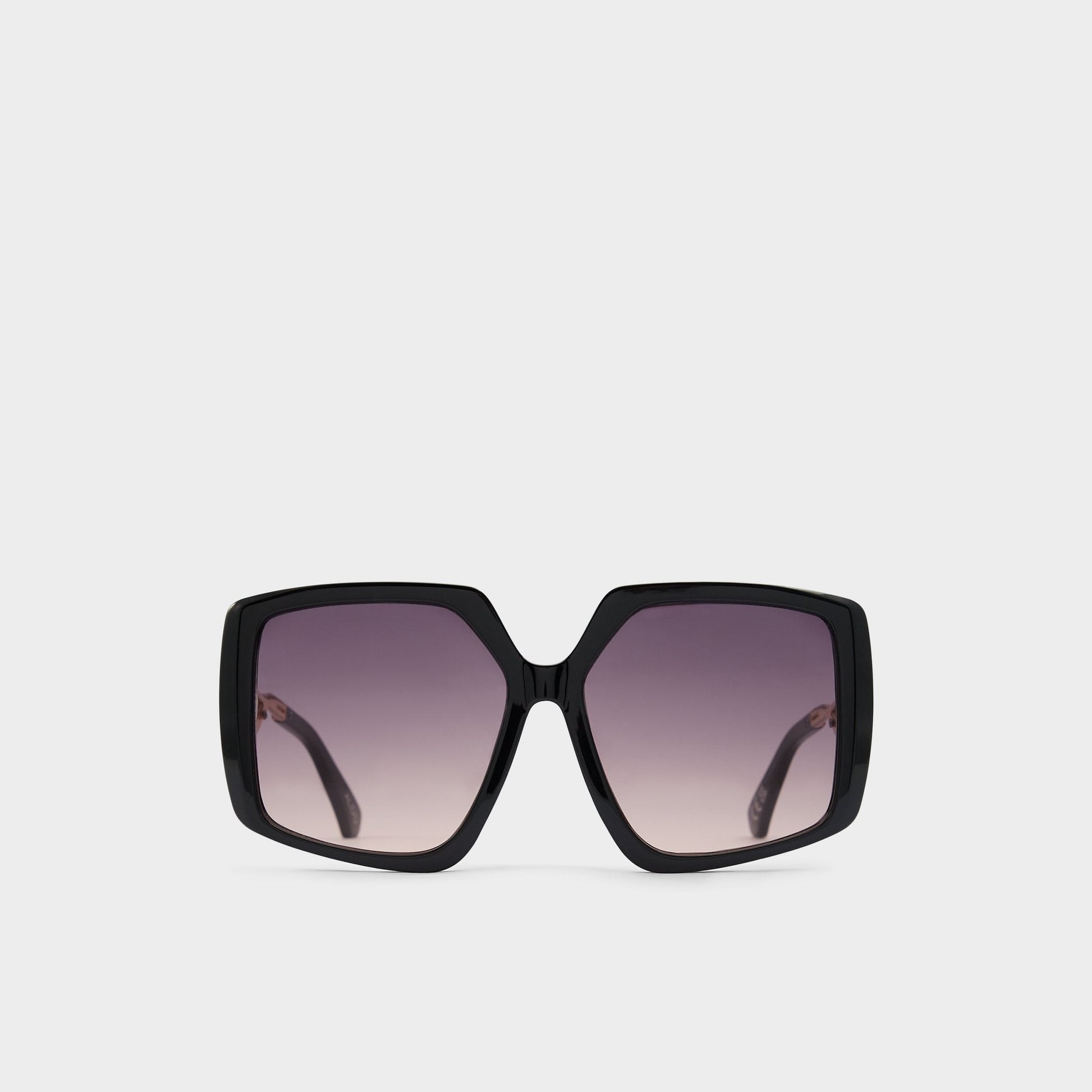 Asya Black/Gold Multi Women's Square - Square sunglasses - Black/Gold Multi