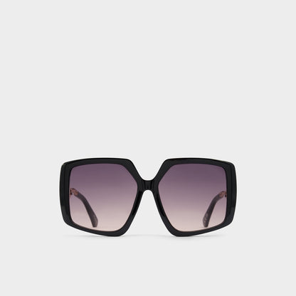 Asya Black/Gold Multi Women's Square - Square sunglasses - Black/Gold Multi