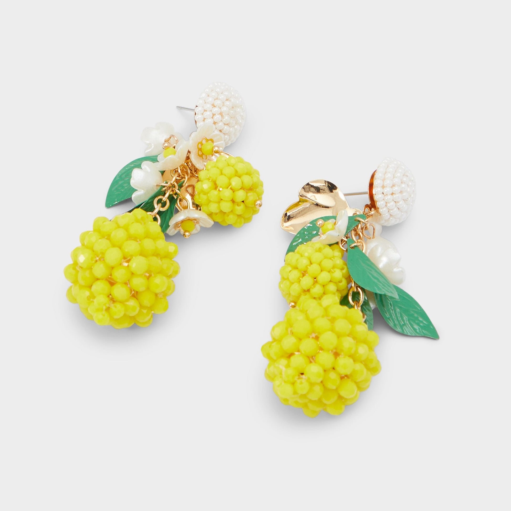 Limonatta Medium Yellow Women's Earrings - Chandelier earrings - Medium Yellow