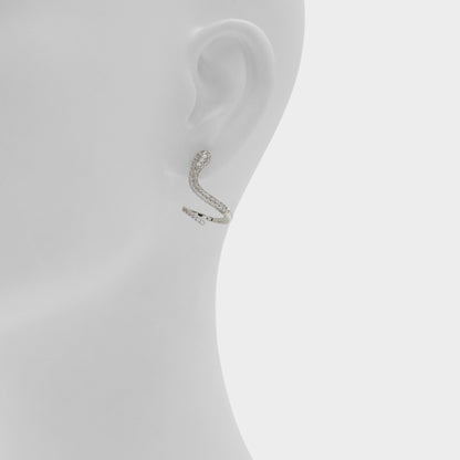Popeye Silver/Clear Multi Women's Earrings - Earrings - Silver/Clear Multi