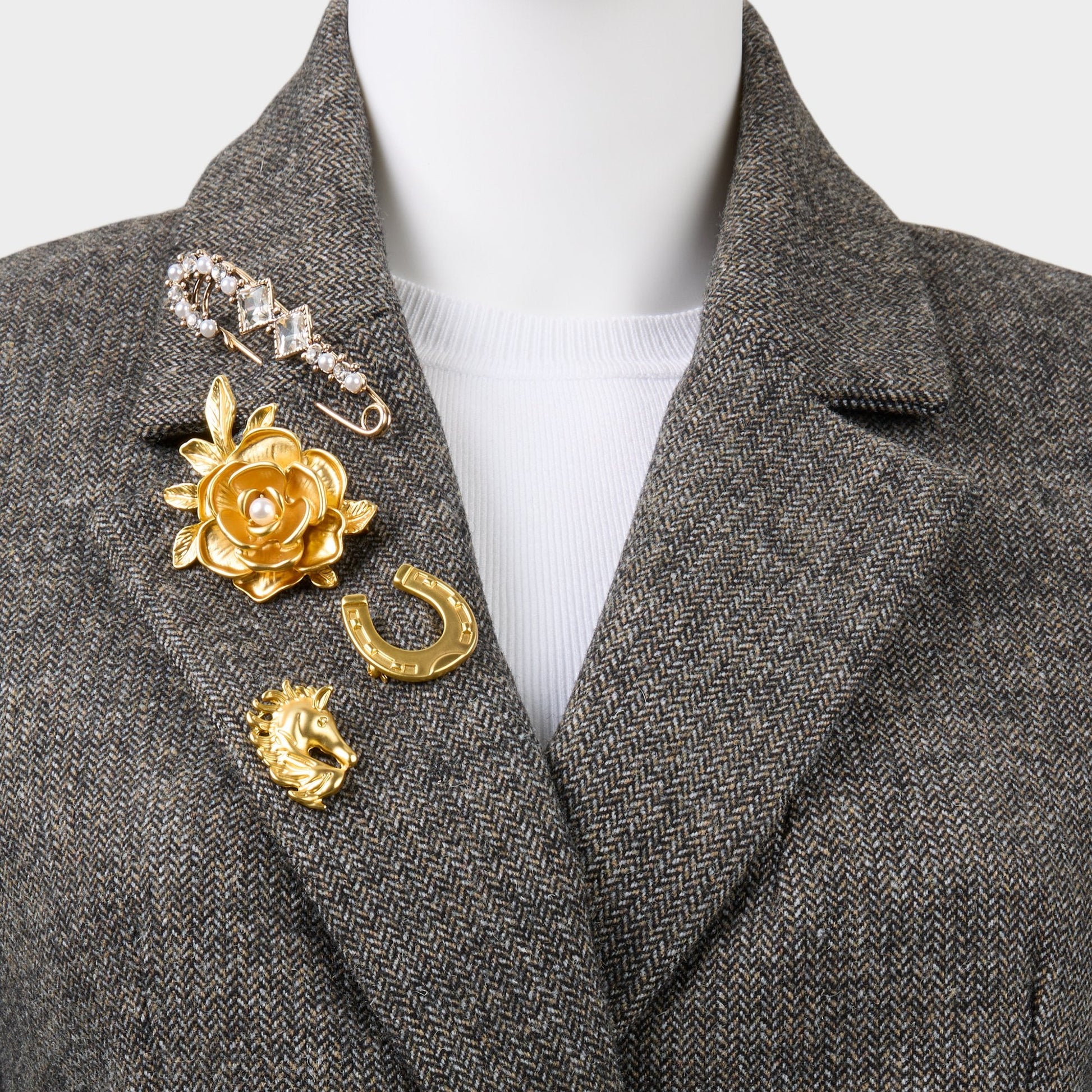 Wildatheart in Gold - Decorative brooch - Gold