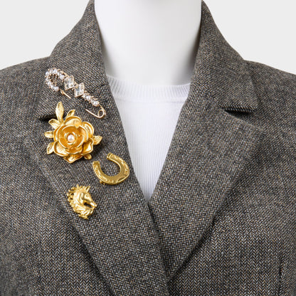 Wildatheart in Gold - Decorative brooch - Gold