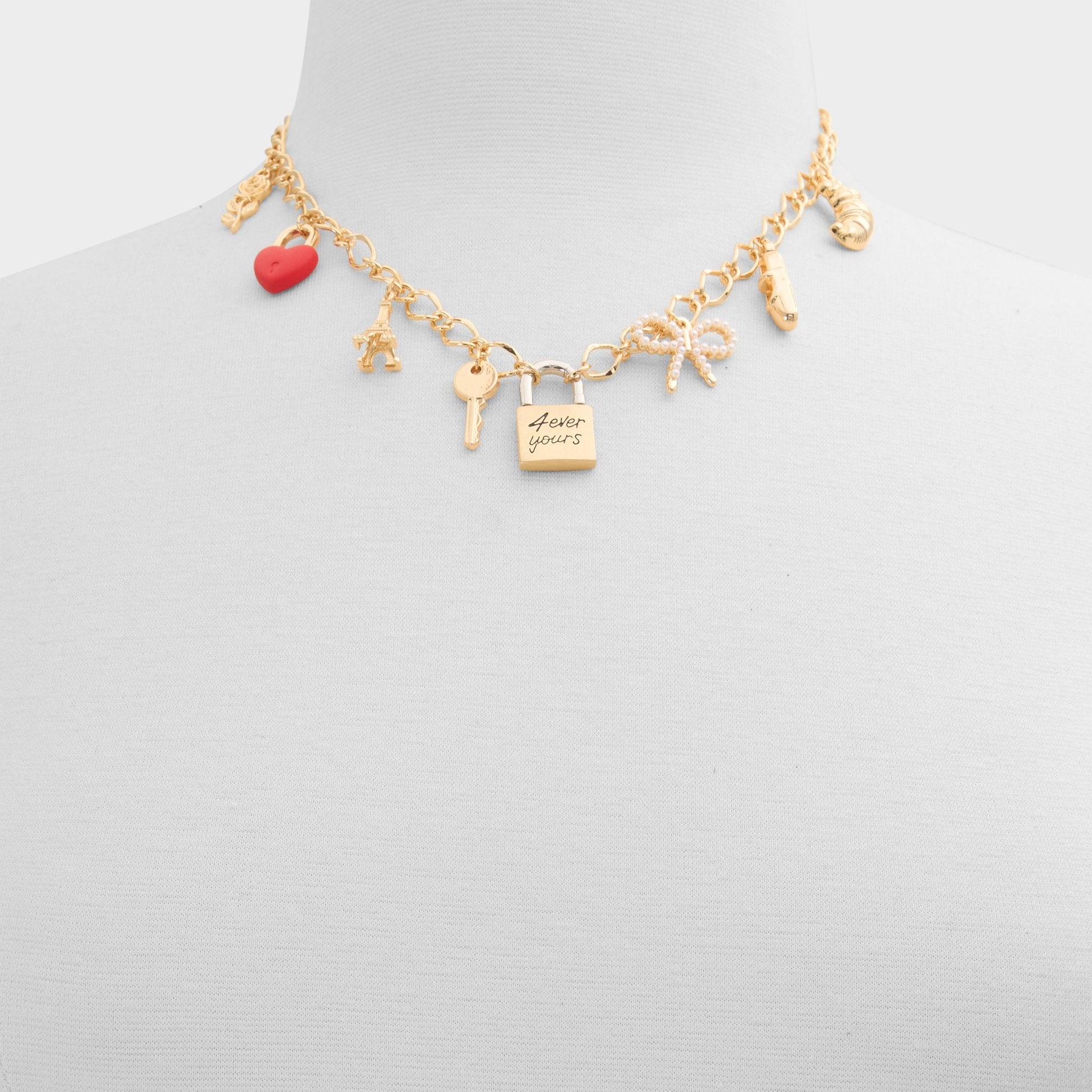 Ponddamours Red Women's Necklaces - Charm necklace - Red