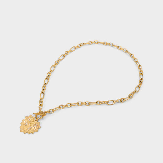 Lovechaine in Gold Clear Multi - Necklace - Gold/Clear Multi