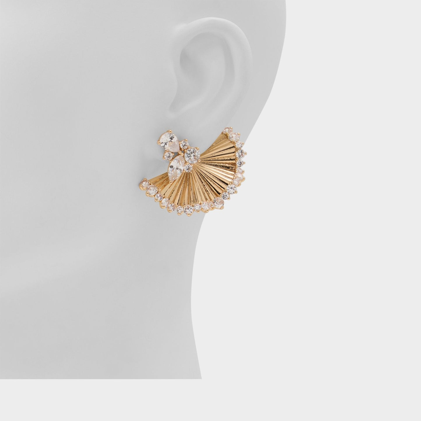 Fariaria in Gold Clear Multi - Earrings - Gold/clear multi
