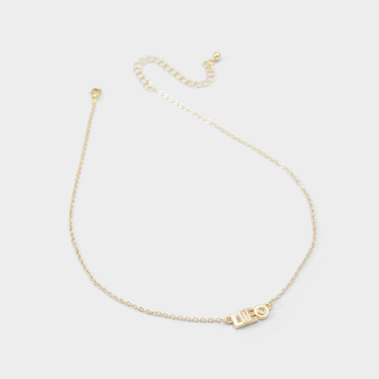 Starsigns Gold Women's Cubic Zirconia - Necklace - Gold