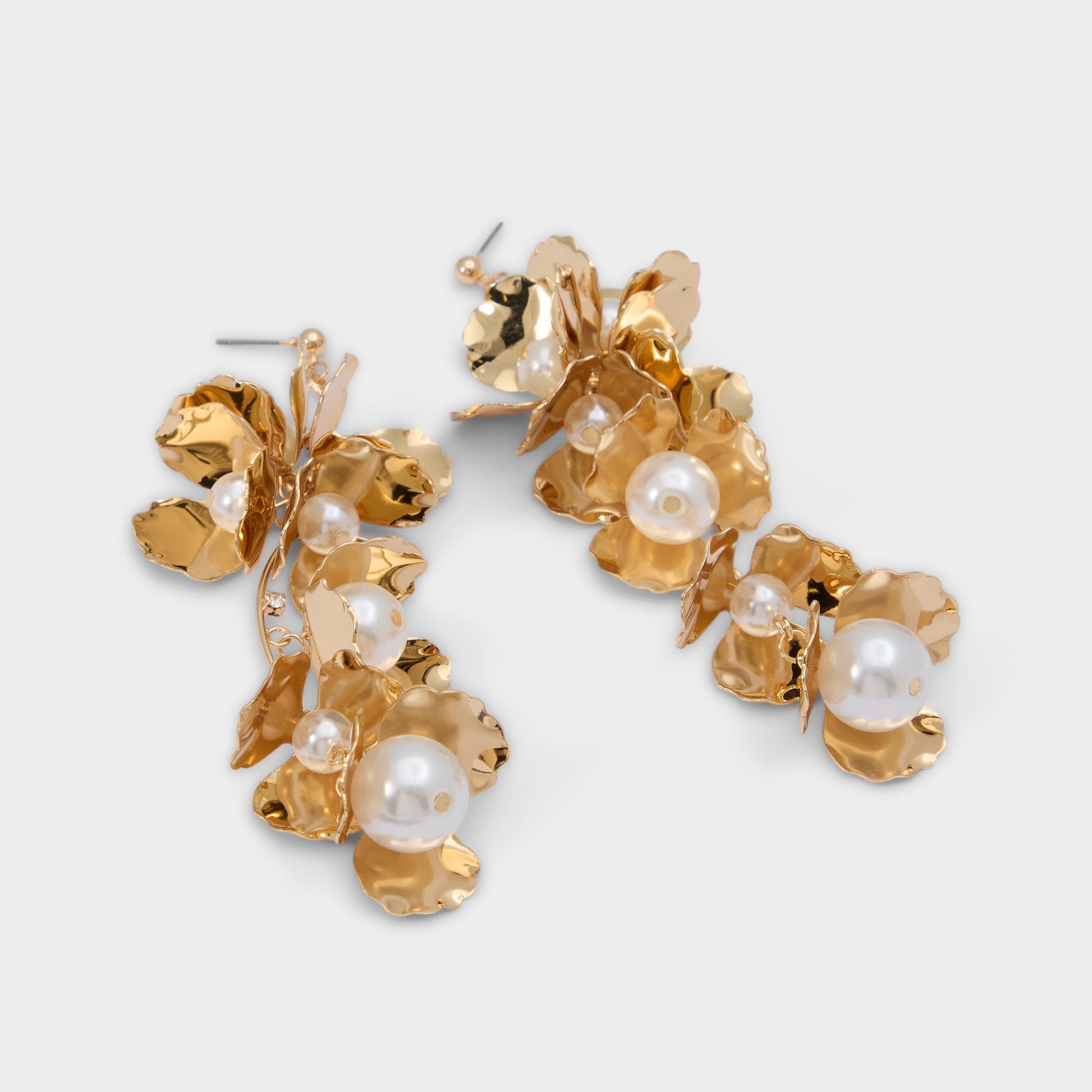 Serrenna Gold Women's Earrings - Chandelier earrings - Gold
