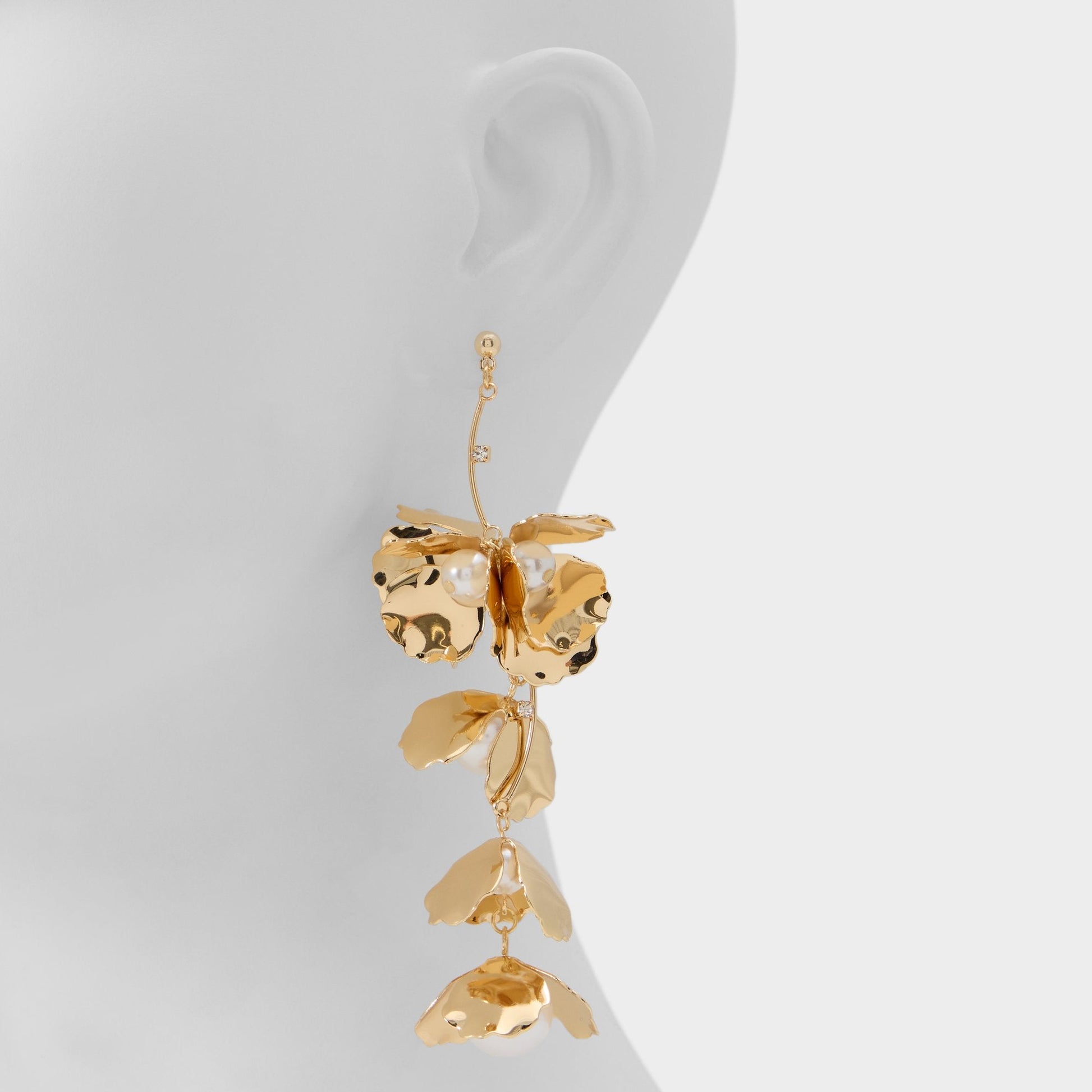 Serrenna Gold Women's Earrings - Chandelier earrings - Gold