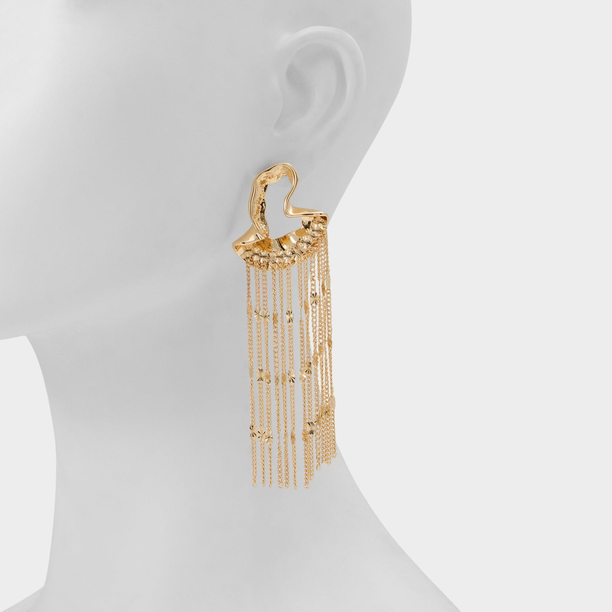 Solleenne in Gold - Chandelier earrings - Gold