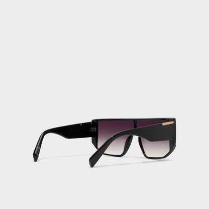 Thiedan Black/Gold Multi Women's Shield - Shield sunglasses - Black/Gold Multi