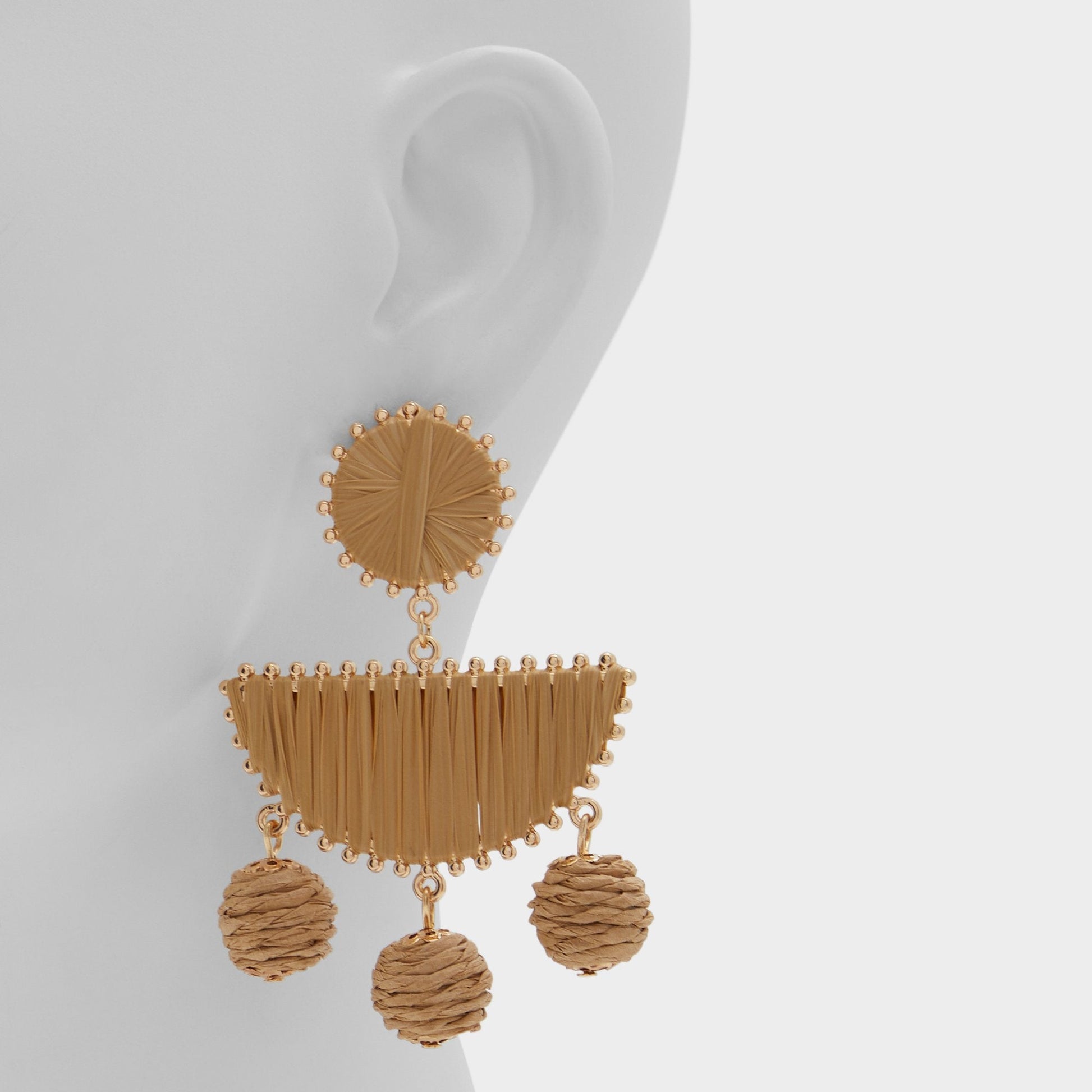 Seven in Light Brown - Chandelier earrings - Light Brown