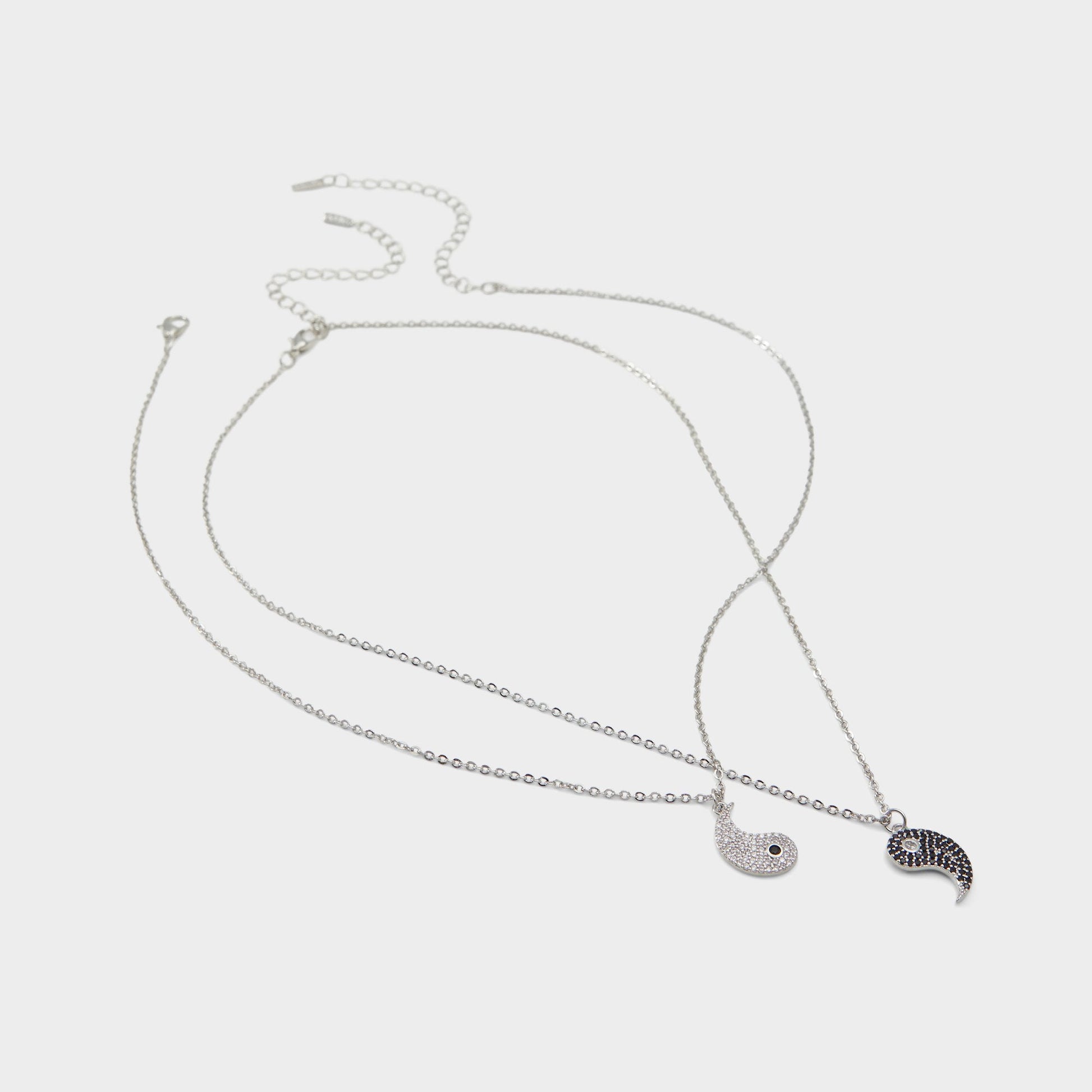 Yintomyyang Black/Silver Multi Women's Necklaces - Necklace - Black/Silver Multi