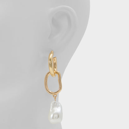 Sloanne in Gold - Hoop earrings - Gold