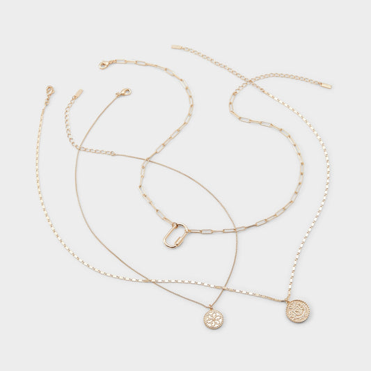 Intuition Gold Women's Necklaces - Layered necklace - Gold