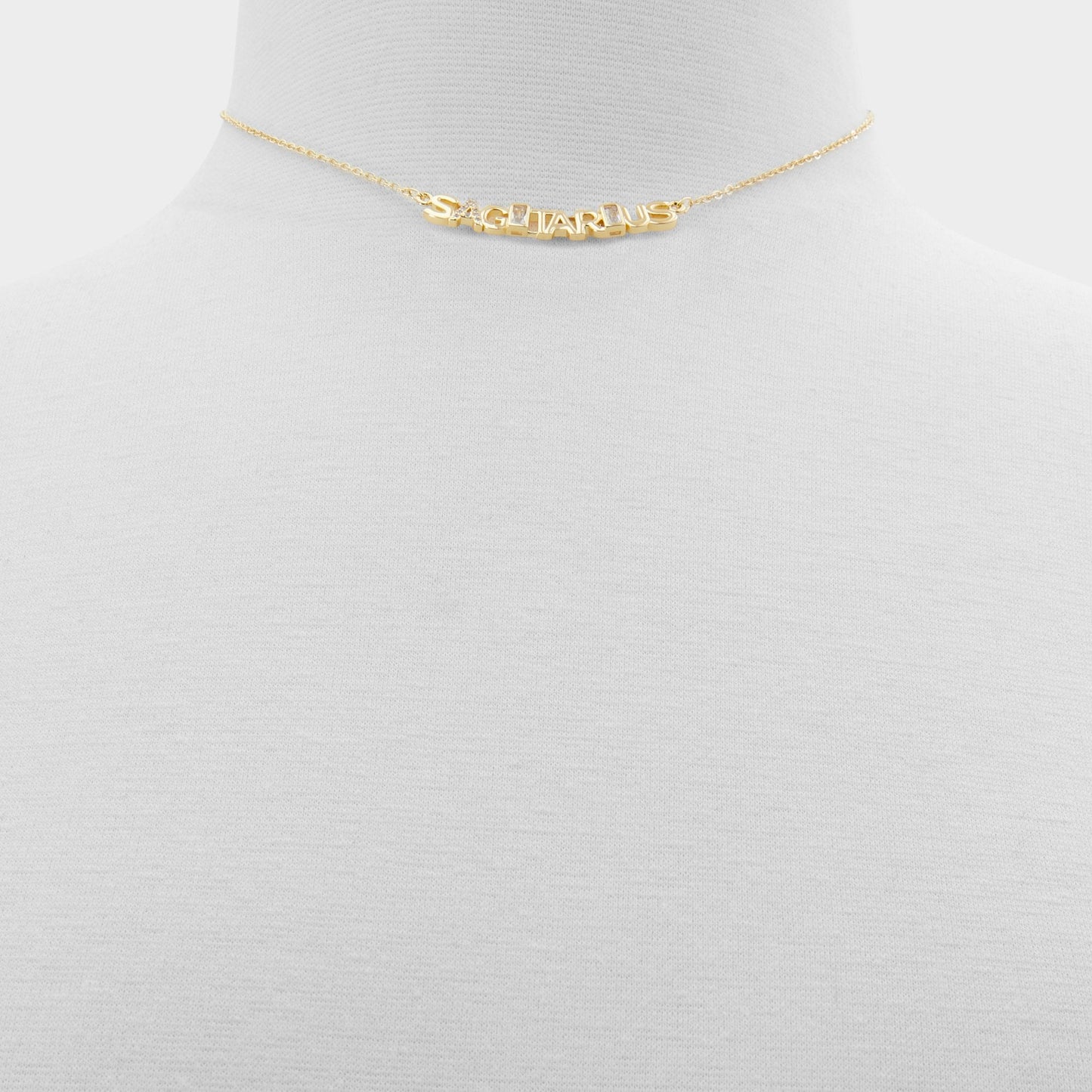 Starsigns Gold Women's Cubic Zirconia - Necklace - Gold