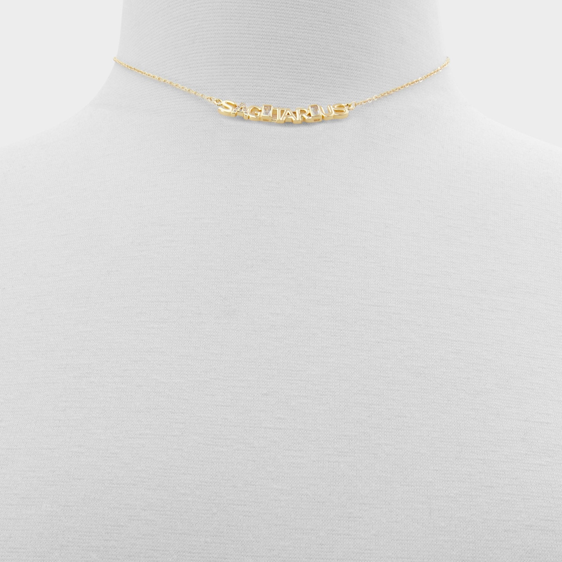 Starsigns Gold Women's Cubic Zirconia - Necklace - Gold