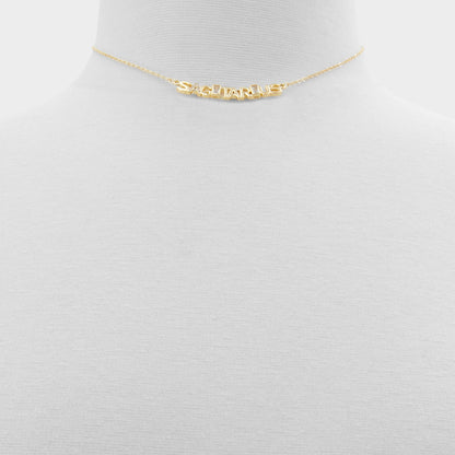 Starsigns Gold Women's Cubic Zirconia - Necklace - Gold