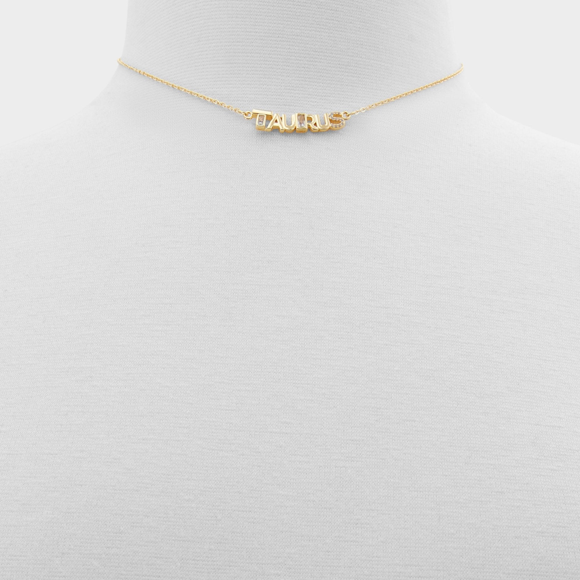 Starsigns Gold Women's Cubic Zirconia - Necklace - Gold
