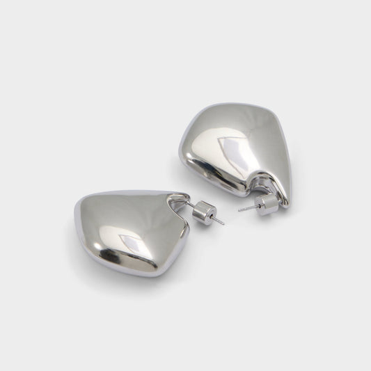 Koby Silver Women's Earrings - Statement earrings - Silver