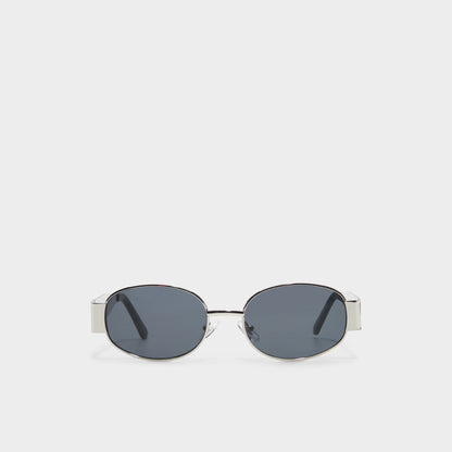 Unirerin Silver Women's Round - Round sunglasses - Silver
