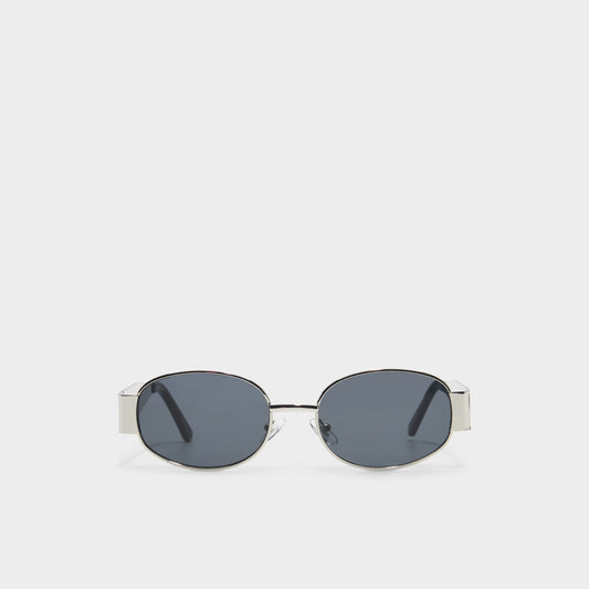 Unirerin Silver Women's Round - Round sunglasses - Silver